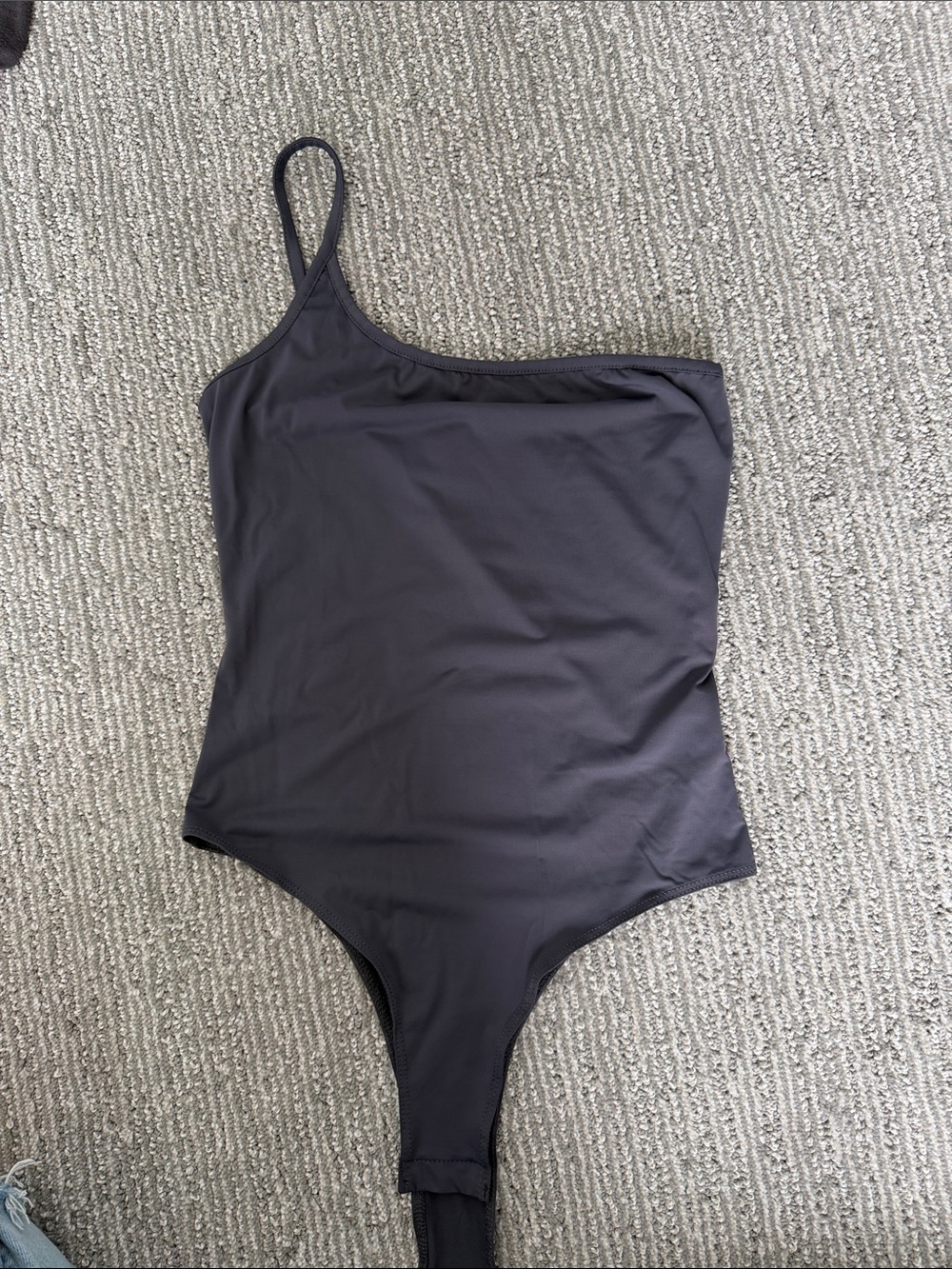Princess Polly One-Shoulder Black Bodysuit